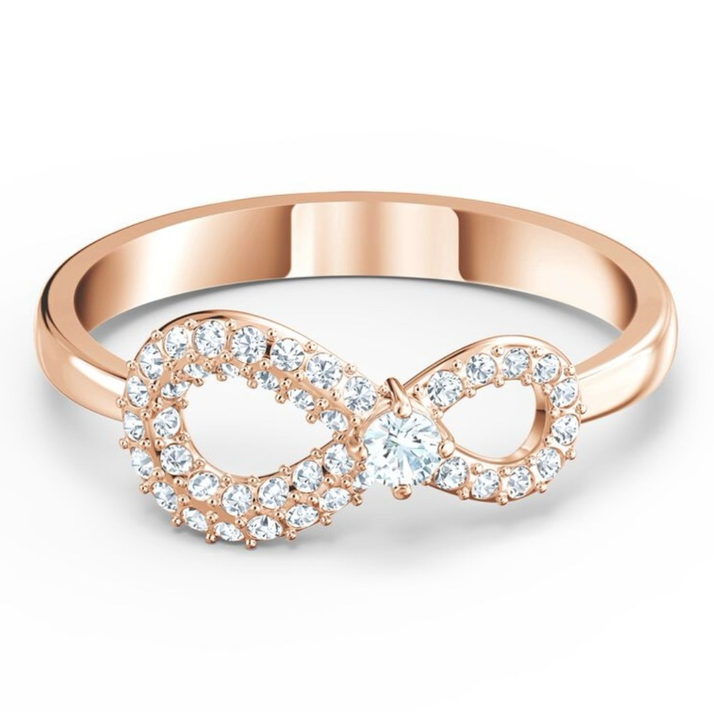 Swarovski Infinity – Rose Gold-Tone Ring